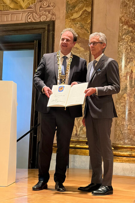 ürgermedaille der Stadt Ludwigsburg für Detlef Weimann