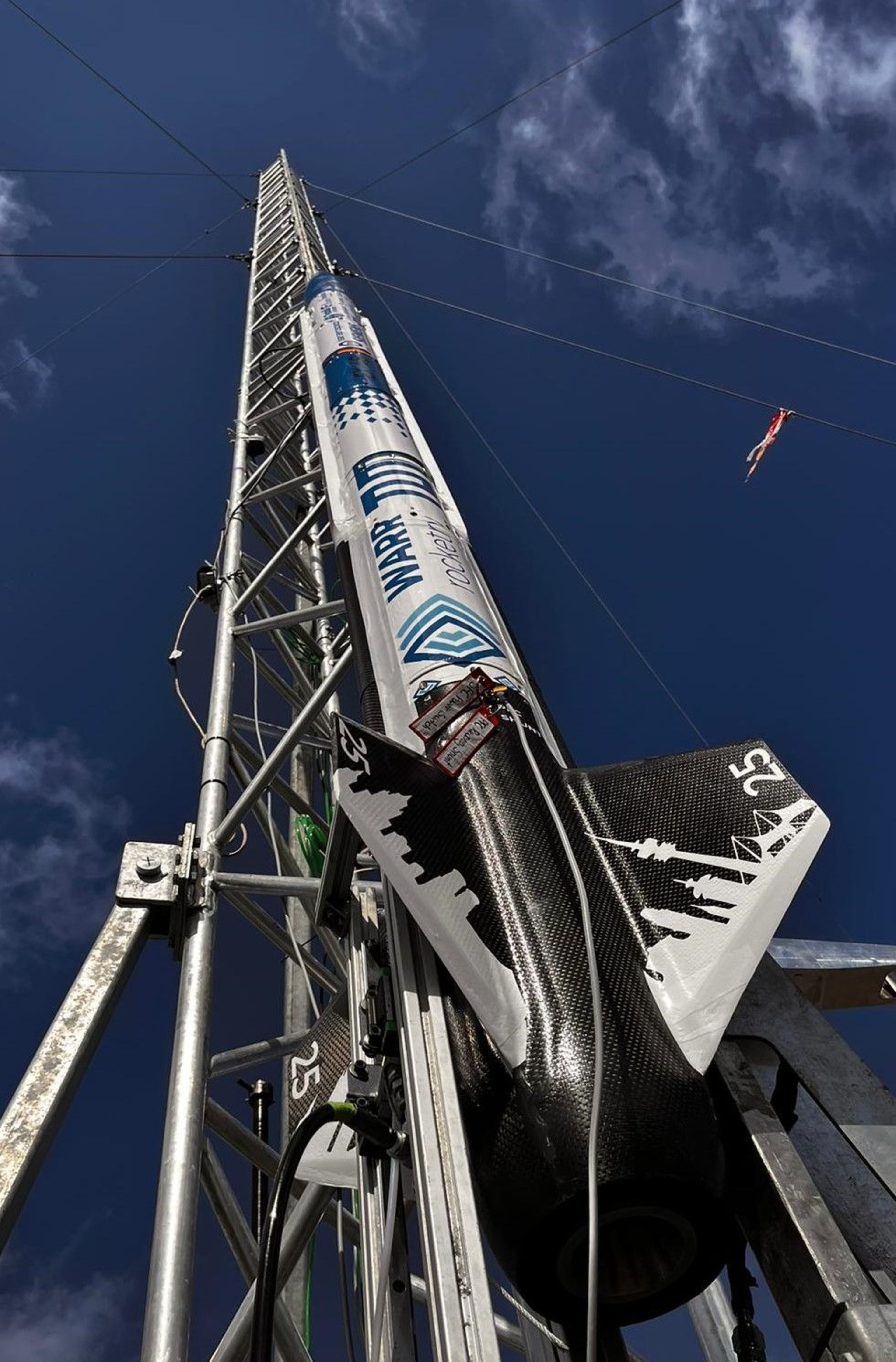 Successful launch of the WARR EX-4B rocket at EuRoC 2024