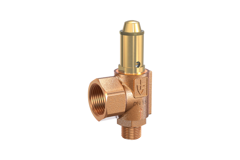 Pressure reducing valves and safety valves in building services engineering